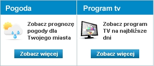 Prognoza pogody i program TV