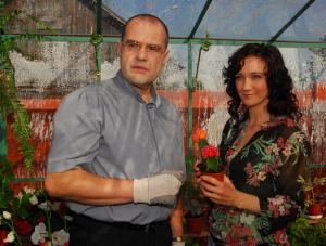 Starzy znajomi z "Rancza": Ilona Ostrowska i Cezary Żak