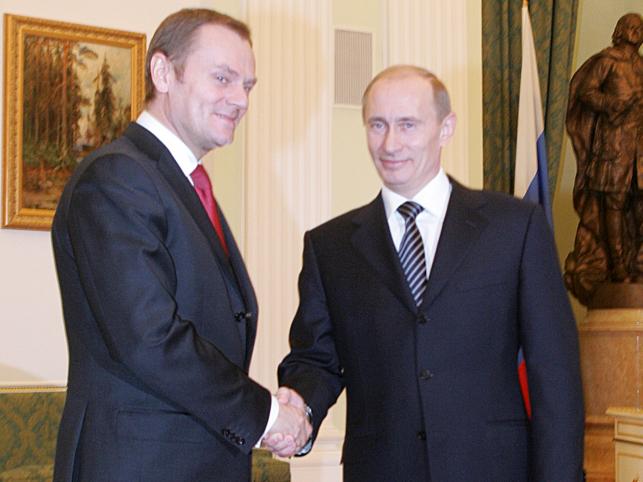 Tusk chwalony za wizytę w Maskwie