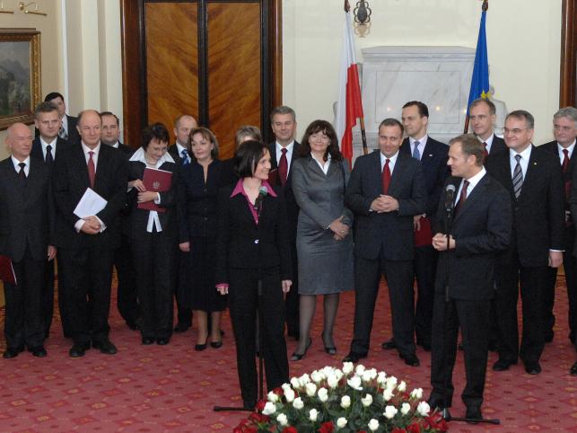 Premier Donald Tusk ze swoimi ministrami zamierza rządzić jeszcze przez dwie kadencje