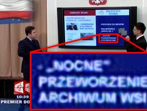 PiS zrobiła medialno-polityczny szoł z błędami ortograficznymi