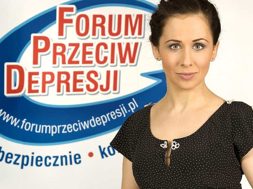 Jolanta Fraszyńska została Honorowym Ambasadorem akcji "Forum przeciw depresji"
