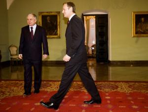 Donald Tusk spotkał się z Lechem Kaczyńskim tuż przed podróżą do USA