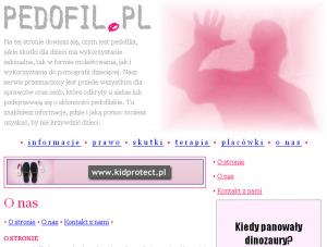 Pierwsza strona dla pedofilów