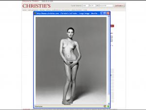Naga fotka żony prezydenta na aukcji Christie's