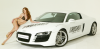 Piękna kobieta i audi, czy może być coś lepszego?