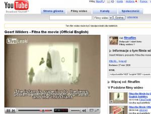 Film krytykujący Islam budzi popłoch w internecie