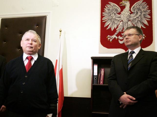 Kaczyński i Kaczmarek oko w oko w prokuraturze