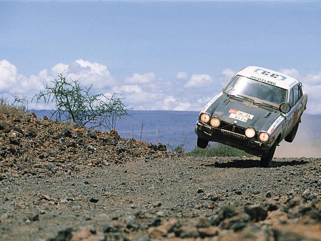 Rajd Safari 1975 rok. Za kierownicą Andrew Cowan