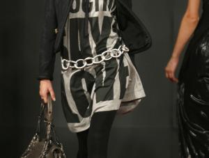A model presents a creation from Moschino apos;s AutumnWinter collection at the  quot;Walk of Fame quot; fashion show organised by Dubai-based fashion group Al Tayer Group in Manama, Bahrain, November 25, 2007. REUTERSHamad I. Mohammed BAHRAIN