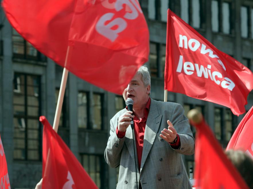 Przemawia Piotr Ikonowicz
