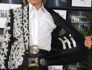 Country singer Dwight Yoakam poses backstage for photographers at the 41st Annual Country Music Association Awards, Wednesday, Nov. 7, 2007, in Nashville, Tenn.  AP PhotoPeter Kramer