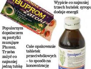Czym trują się maturzyści