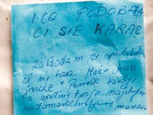 List,który znalazła Wanda Łyzwińska