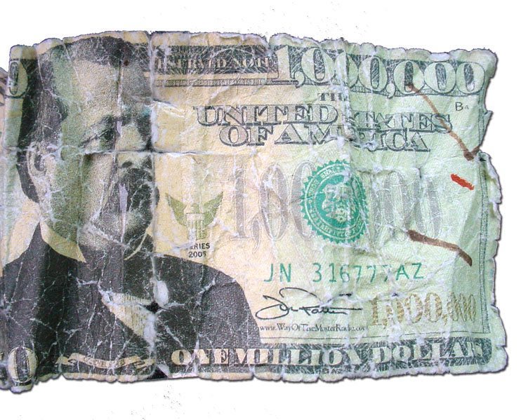 Chciał płacić banknotem o milionowym nominale