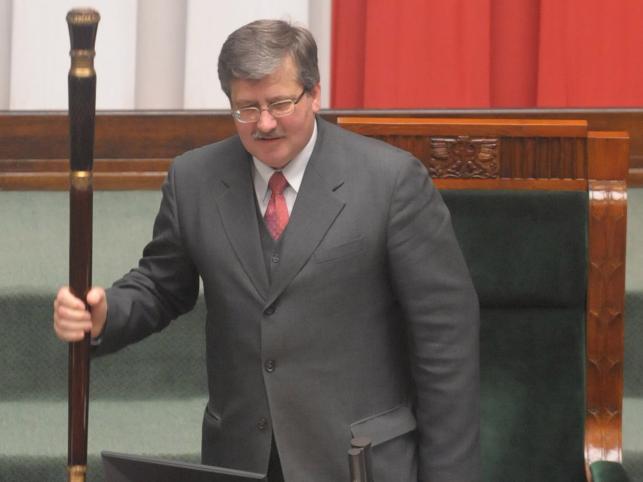 Marszałek Sejmu, Bronisław Komorowski, walczy z turystyką poselską