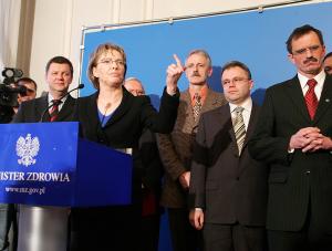 Minister zdrowia Ewa Kopacz składa obietnice lekarzom
Fot.Piotr Kowalczyk