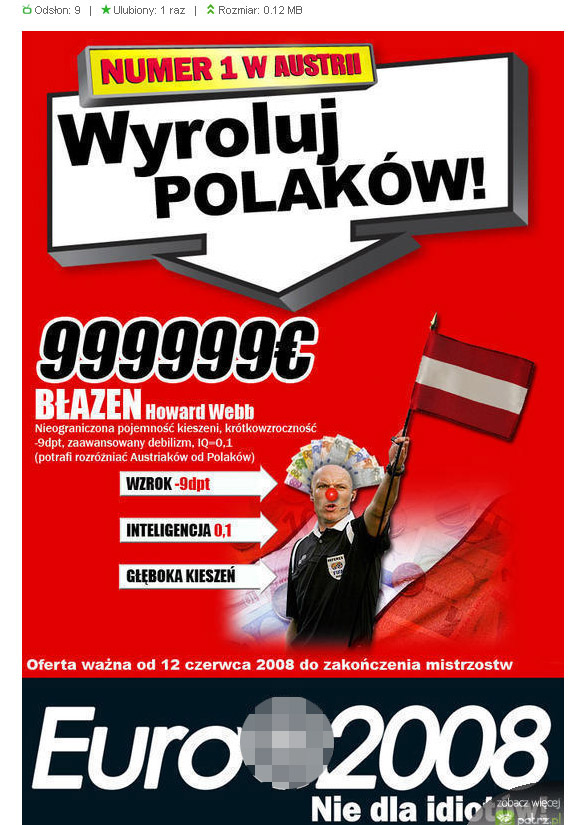 Wszyscy są wściekli na niesprawiedliwego arbitra
