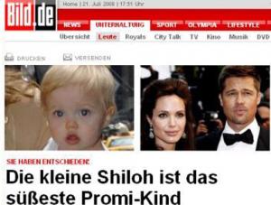Shiloh Jolie - Pitt najsłodszym dzieckiem