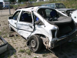 Samochód, którym jechali