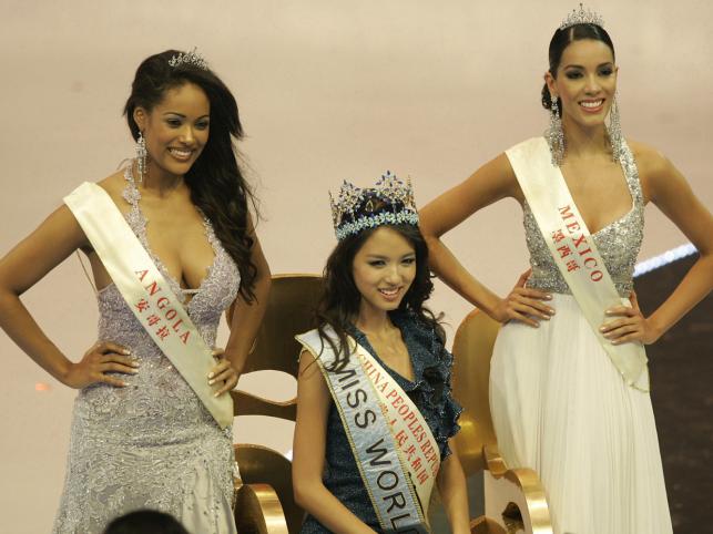 Pierwszą wicemiss została Micaela Reis (L),drugą wicemiss została Carolina Moran