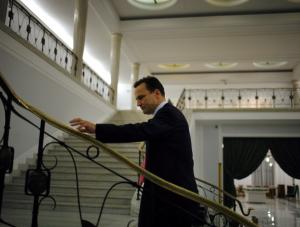 14.11.2007 Warszawa sejm
nz Radoslaw Sikorski kandydat na ministra spraw zagranicznych w przyszlym rzadzie
Fot. Wojciech Grzedzinski