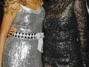 Model Petra Nemcova, left, and actress Rosario Dawson attend a private dinner hosted by Domenico Dolce  amp; Stefano Gabbana to celebrate the opening of the Dolce  amp; Gabbana Madison Avenue flagship boutique and the launch of its men apos;s fragrance campaign, Tuesday, Dec. 4, 2007, at the Gramercy Park Hotel in New York. AP PhotoEvan Agostini