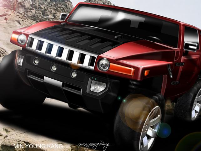 Hummer HX to wizja terenówki do zadań specjalnych