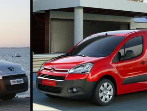 Srebrny partner i czerwony berlingo